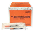 BD329420 U-100 Insulin Syringe, with Micro-Fine Intravenous Needle, 1mL, 28GA x 1/2" 100EA/BX