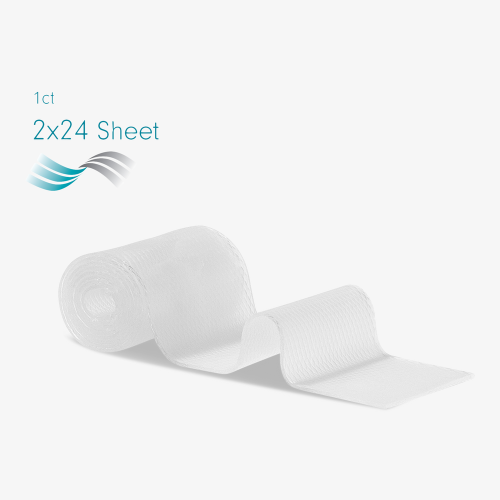 NG-364 NEWGEL+ ABDOMEN/EXTREMITY SILICONE STRIP 2" x 24"- CLEAR