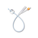 RUS170605120 Indwelling Catheter, Foley, Silicone, 5cc Balloon, Latex-Free, 12Fr, 5CC 10EA/BX