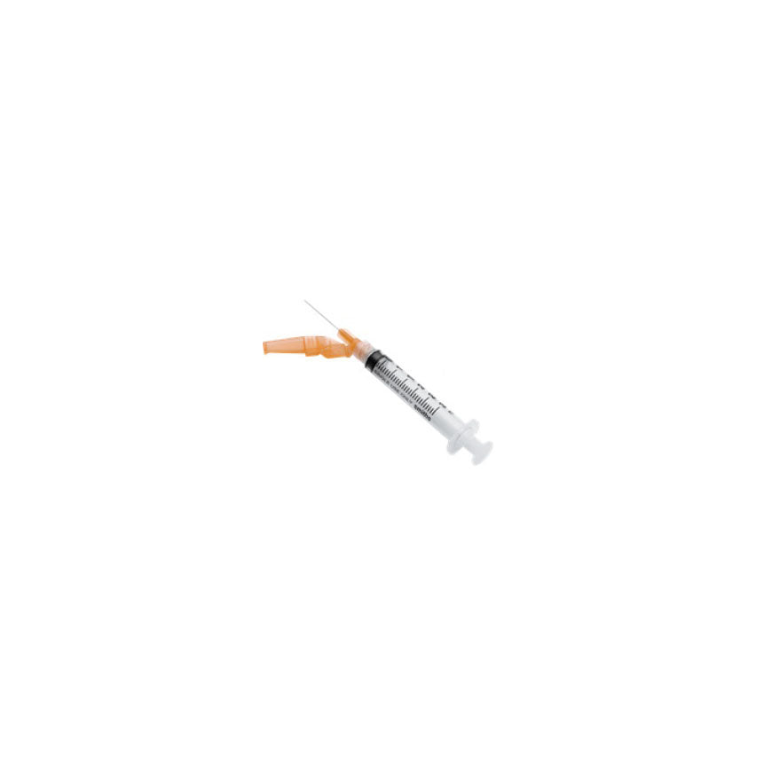 S432558 Jelco Hypodermic Needle-Pro EDGE Safety Device, 25GA x 5/8", Orange, 50EA/BX