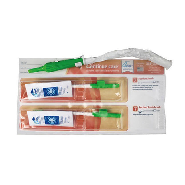 SAGE6306-C Q-Care Continue Care Oral Cleansing and Suctioning System, with Thumb Port Tools 20 kits/case