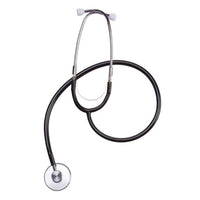 SES03ABK Stethoscope, Single-Head, Adult, Black, 10EA/BX