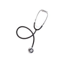 SMD21ABK Stethoscope, Dual-Head, Thicker Tubing, Adult, Black, 10EA/BX