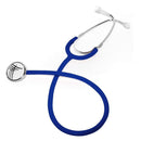 SMS12ABU Single-Head Stethoscope with Thicker Tubing, Adult, Blue, 1/EA