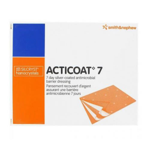 SN20241 ACTICOAT 7 Antimicrobial Barrier Dressing, Silver Coated, 6" x 6", 5EA/BX