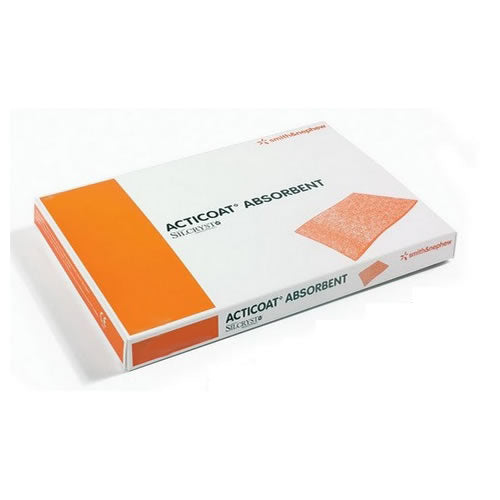 SN20601 ACTICOAT Antimicrobial Barrier Dressing, Silver Coated, 2" x 2", 5EA/BX