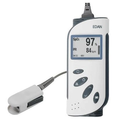 SOLH100B Edan Hand-held Pulse Oximeter, w/Edan SpO2, 1/EA