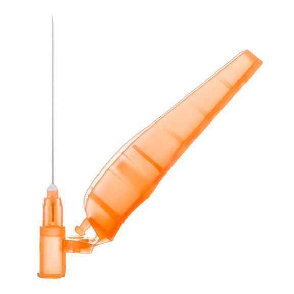 SOLSN2515 Sol-Care Safety Needle 25GA x 1.5", 100EA/BX