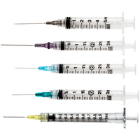 BD309579 General use Syringe with PrecisionGlide Detachable Needle, 3cc, 20GA x 1.5", 100EA/BX