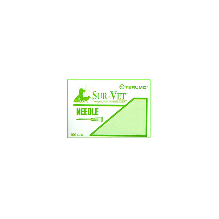 TC-100220 SUR-VET Hypodermic Needle, Regular Wall, 25GA x 5/8", 100EA/BX