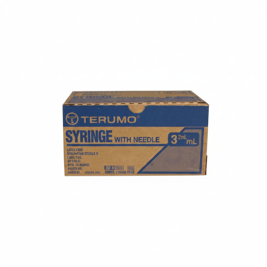 TC-SS-03L2516 3cc Luer Lock syringe w/25G x 5/8" Needle 100/BX