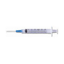 TC-SS-03L2525 Hypodermic Syringe, With Ultra Thin Wall Needle, 25GA x 1", 3cc, 100EA/BX