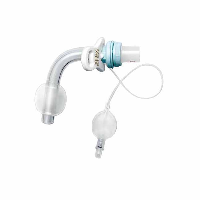 TY50XLTCD Shiley XLT Extended-Length Tracheostomy Tube, Distal Extension, Cuffed, 5mm x 9.6mm, 1/EA