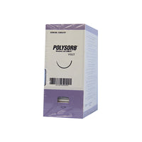 TYGL884 Polysorb Absorbable Suture, Size 4-0, Length 30", CV-22 Taper Point Needle, Undyed, 36EA/BX
