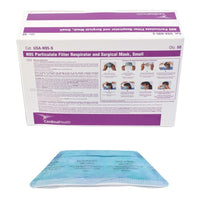 USA-N95-R Cardinal Health Flat Fold N95 Respirator and Surgical Mask, Regular, 50EA/BX