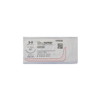 VR935 Absorbable Suture, Size 3-0, Length 27", PS-1 Prime Reverse Cutting Needle, Undyed, 12EA/BX