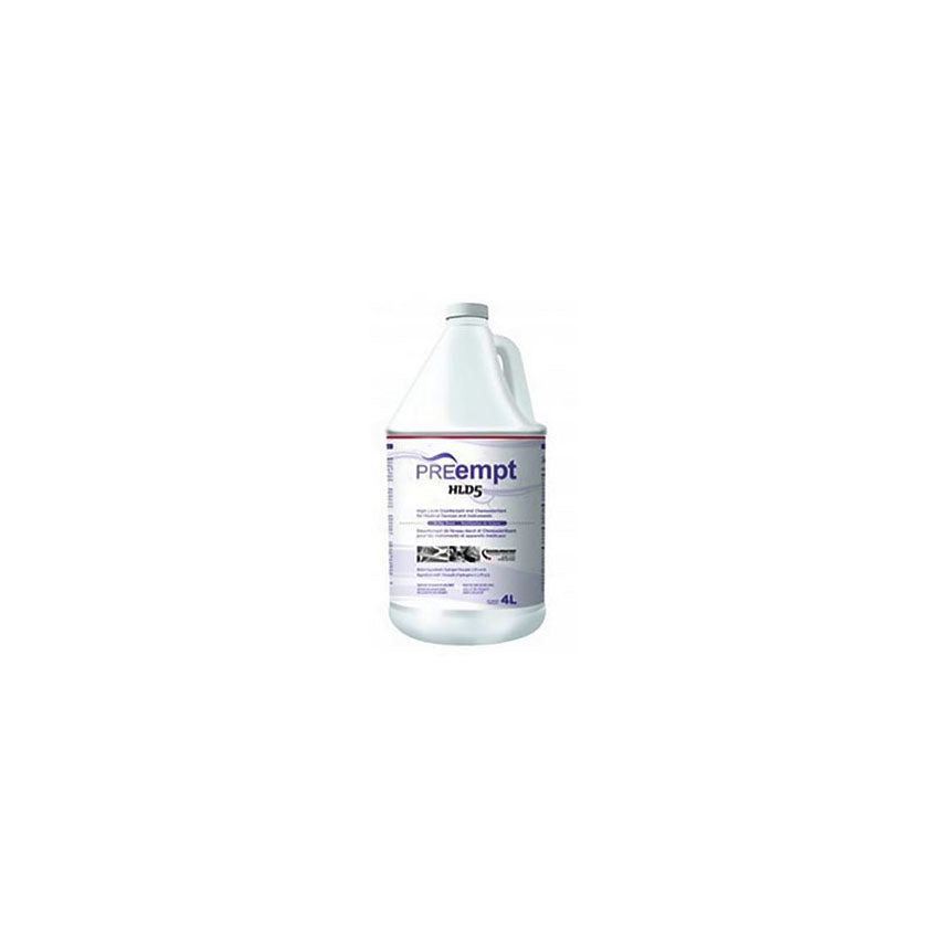 VRX-11505 PREempt HLD5 High Level Instrument Disinfectant and Sterilant, 4L, Bottle, 1/EA