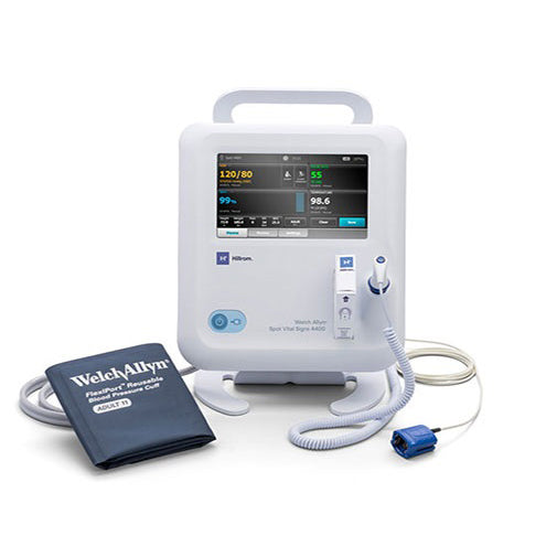 WA-44WT-B Welch Allyn Spot Vital Signs 4400 Device with SureBP NIBP, SureTemp Plus Thermometer and Nonin Pulse Oximeter 1/EA