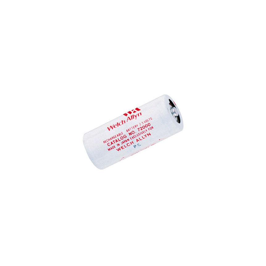 WA-72000 Rechargeable Battery, 2.5V, Red, 1/EA