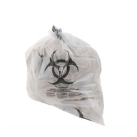 Cardinal Health Autoclavable Medical Waste Bag, Clear, 3mL Think