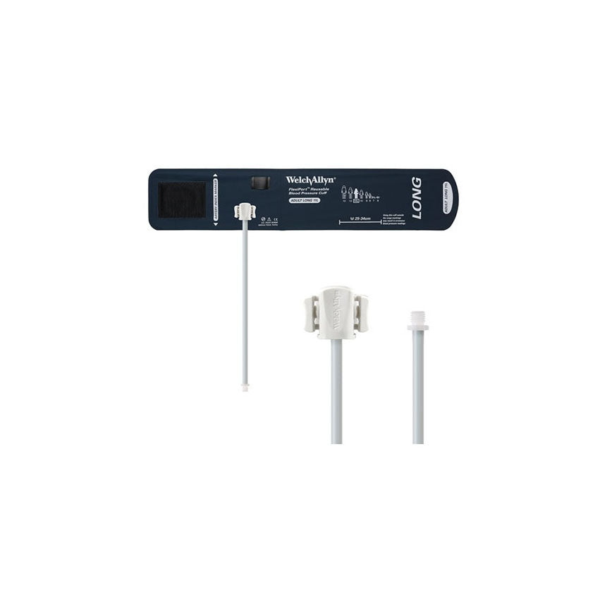 WAREUSE-11L1SC Flexiport Blood Pressure Cuff, One Piece, Screw Connector, Adult Long, Size 11, 1/EA