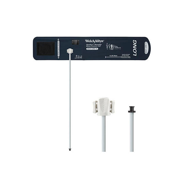 WAREUSE-11L1TP Flexiport Blood Pressure Cuff, One Tube, with Tri-Purpose Connector, Adult, Long, Size 11, Reusable, 1/EA