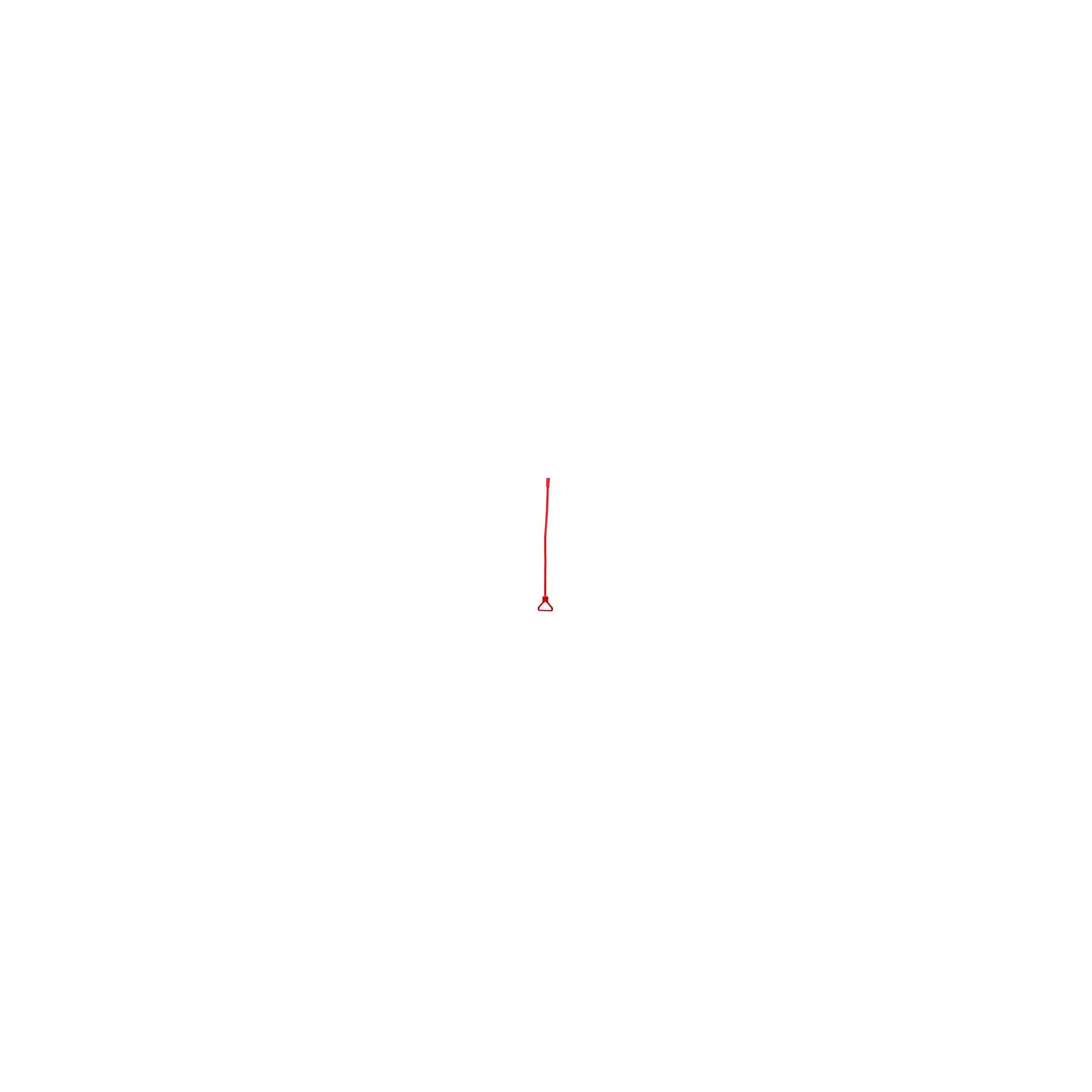 WILSSWCC3S SuperSanipull RTU Pull Ribbon, Standard, For Washroom/Shower Room/Tub Room Nurse Call, 3' Red, 1/EA
