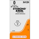 X-412H ETHIBOND EXCEL Polyester Suture, Non-Absorbable 26mm 36EA/BX