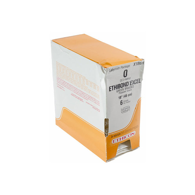 X186H Ethobond Non Absorbable Suture, Polyester 36EA/CA