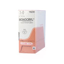 Y923H Monocryl Absorbable Suture, FS-2 Precision Point Reverse Cutting Needle, Undyed, Size 3-0 36EA/CA
