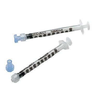 Z1180100777 Monoject Tuberculin Syringe, Luer-Lock Tip, 1mL, 60EA/BX