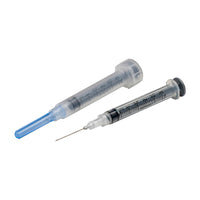 Z1180325058 Monoject SoftPack Needles and Syringes, 3mL, 25GA x 5/8" 100EA/BX