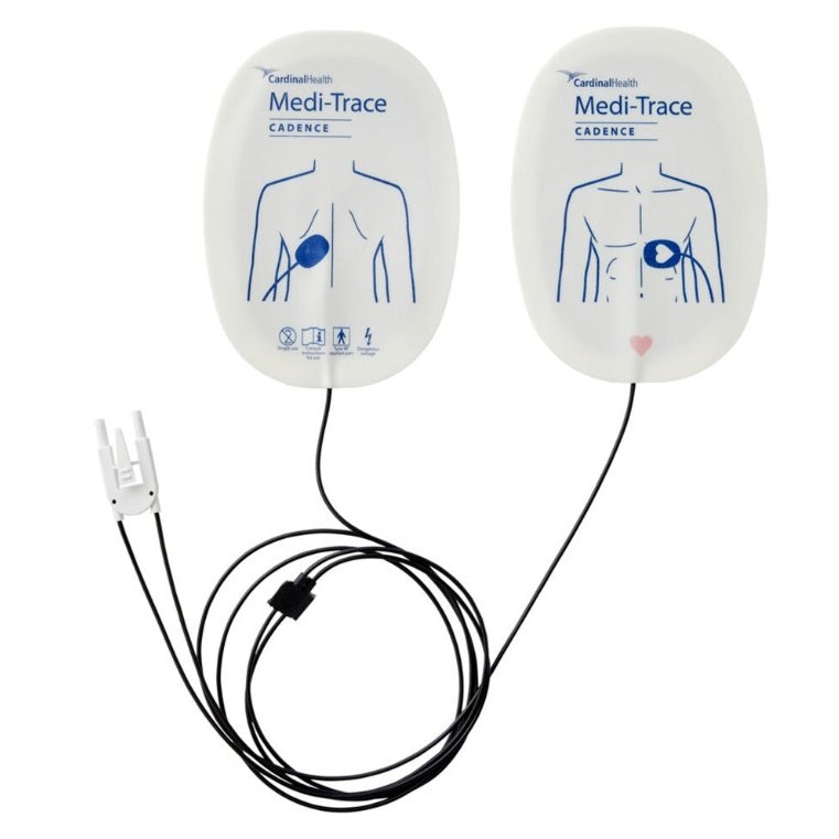Z22770PC Medi-Trace Cadence Adult Multi-Function Defibrillator Electrode, Pre-Connect, 10PR/BX