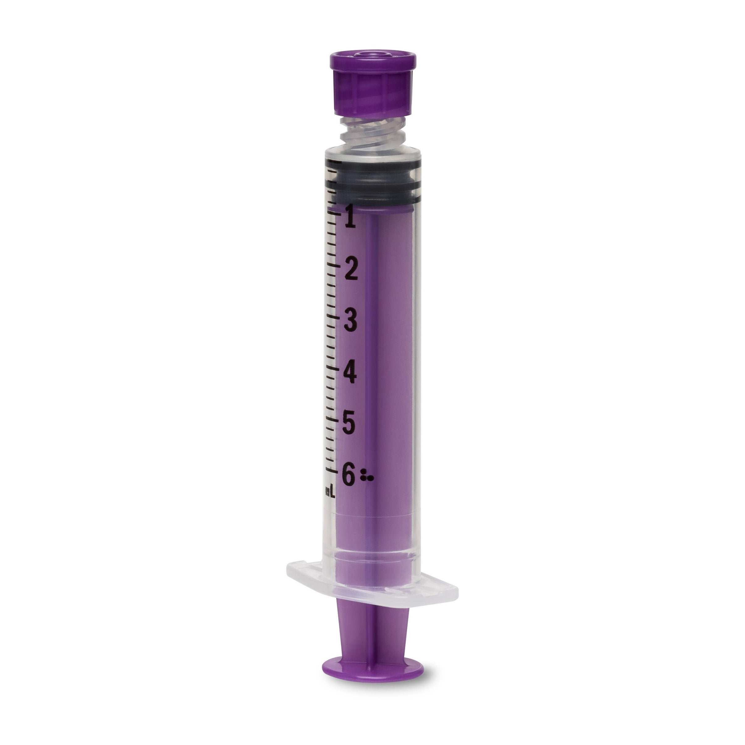 Z406SE Monoject Oral/Enteral Syringe, Purple, Sterile, 6mL, 100EA/BX