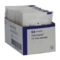 Z441408 Dermacea Drain and IV Sponges, 2" x 2" 70EA/BX