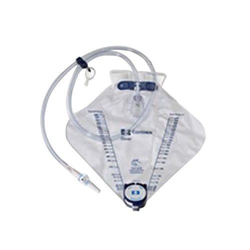Z6208 Dover Urine Drainage Bag Needle Sampling, Anti-Reflux Device, Drain Port, 2000mL, 20EA/CA