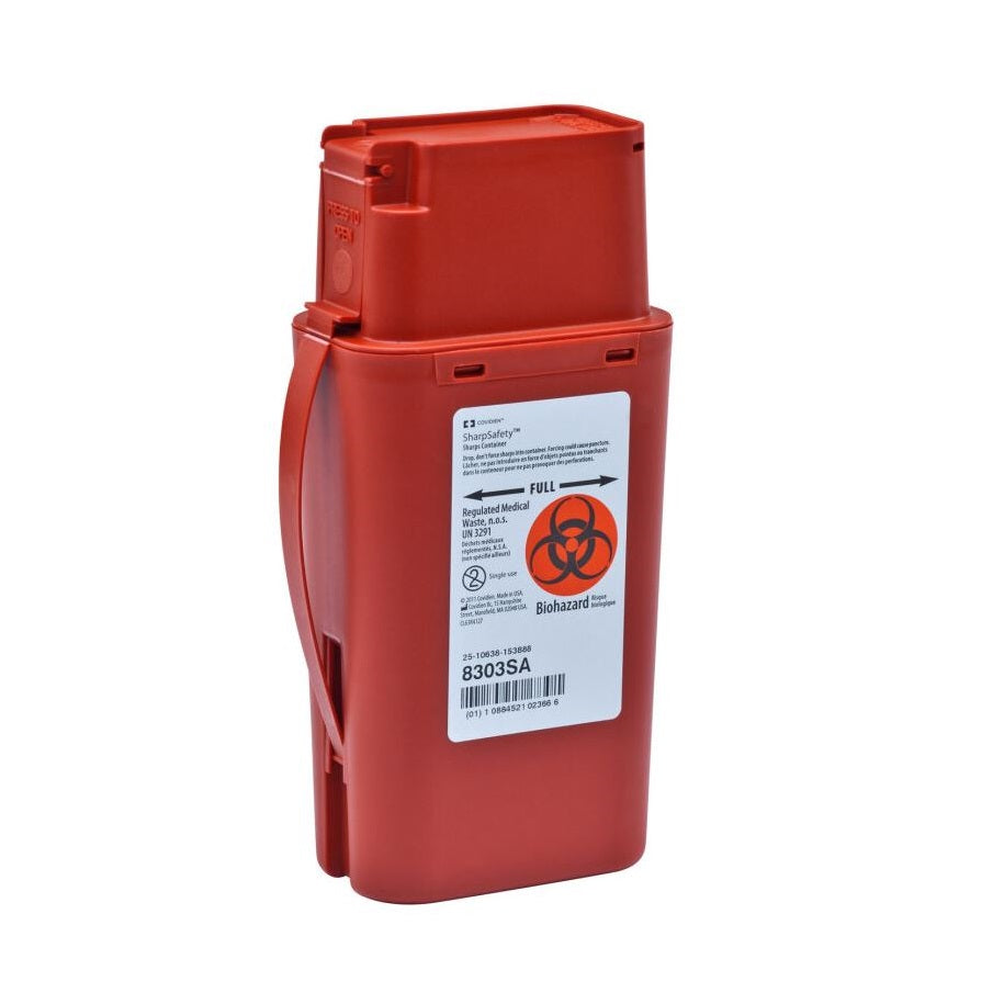 Z8303SA Monoject Transportable Sharps Container, 1qt, 20EA/CA