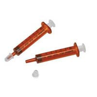 Z8881901006 Monoject Oral Medication Syringe 1mL , Amber 100/BX