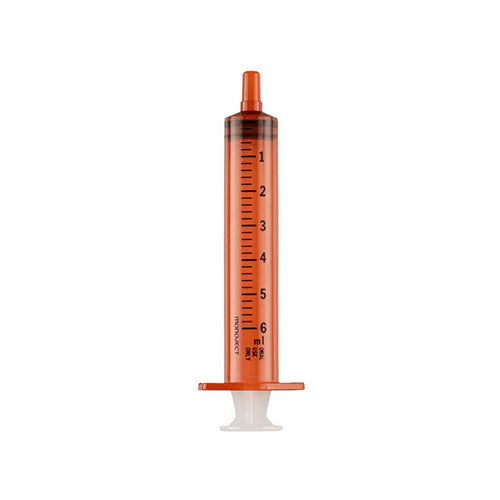 Z8881906005 Monoject Oral Medication Syringe, Amber, 6mL, 100EA/BX
