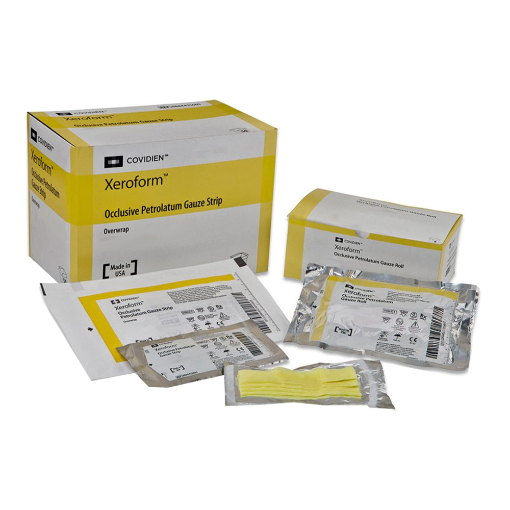 Z8884433301 Xeroform Non-Adherent Occlusive Petrolatum Dressing, 1" x 8", 50EA/BX