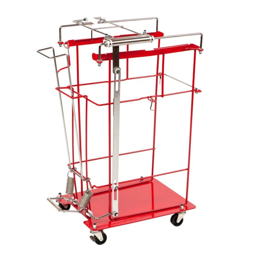 Z8938FP Monoject Wire Foot Pedal Cart for Sliding Lid Large Volume and Chemotherapy Sharps Containers, 1/EA