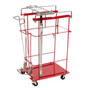 Z8981FP Monoject Foot Pedal Cart for Chemotherapy Sharps Containers, 8GL, 1/EA