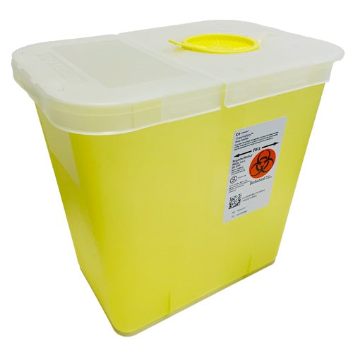 Z8990Y Monoject Multi-Purpose Sharps Container with Hinged Lid, 2GL, 20EA/CA