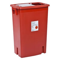 Z8997SPG2 Monoject PGII Rated Large Volume Sharps Container with Sliding and Sealing Gasket Lid, 8GL, 10EA/CA